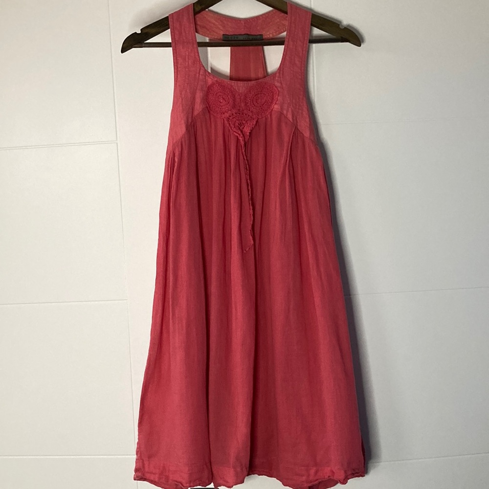 Zara Pink Boho Dress, S
